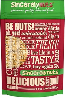 Sincerely Nuts – Cashew Pieces Roasted and Unsalted | One lbs. Bag | Deluxe Kosher Snack Food | Healthy Source of Protein, Vitamin & Mineral Nutritional Content | Gourmet Quality Vegan Cashew Nut