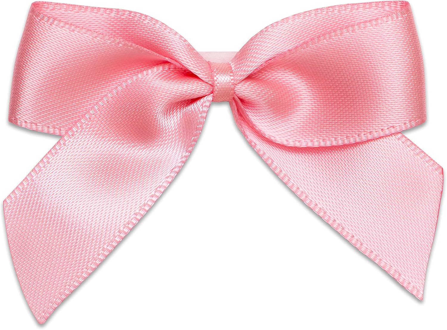 Italian Options Satin Ribbon Bows Self Adhesive 12-Piece Pack, 5 cm Bow Width, Pink
