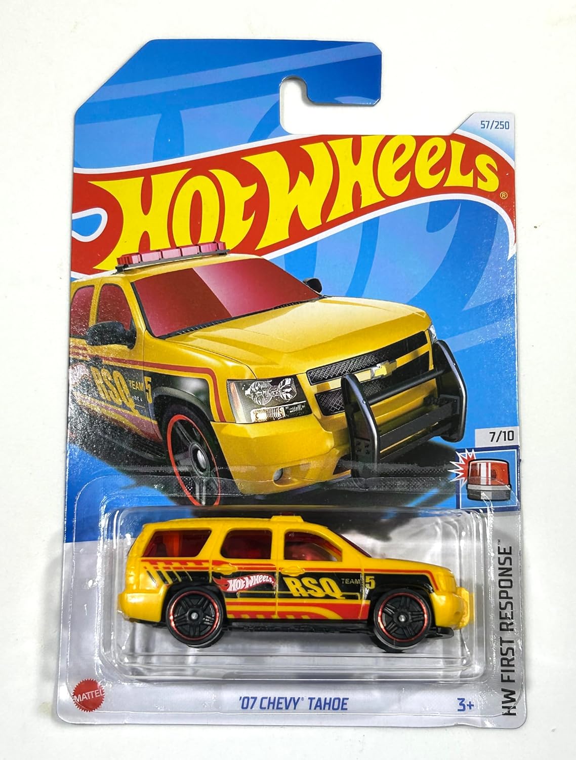 Hot Wheels 2024 - '07 Chevy Tahoe - HW First Response 7/10 - Yellow