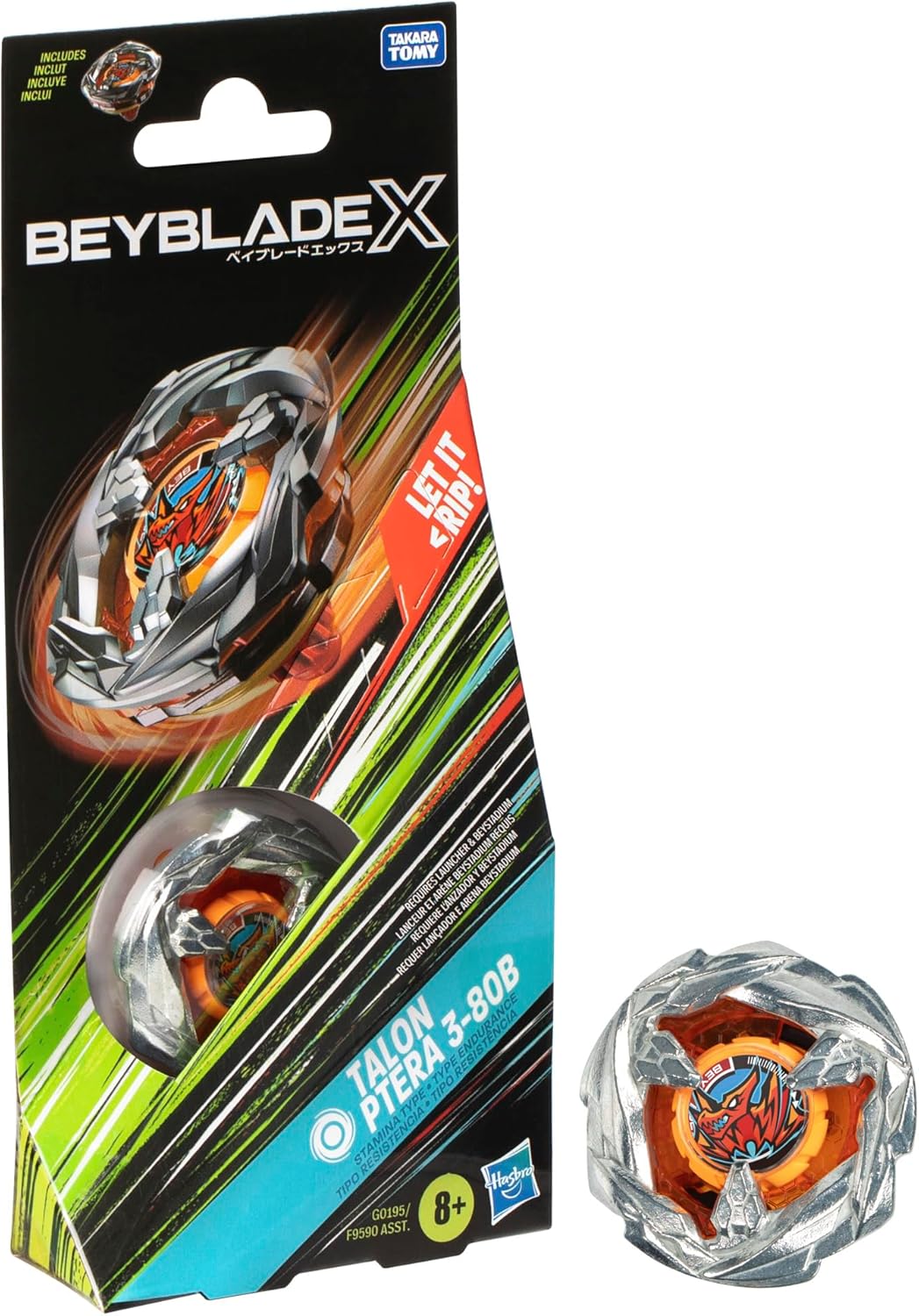 Beyblade X Talon Ptera 3-80B Top Booster Pack Set Age 8+