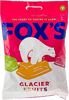 Fox's Glacier Fruit Assorted Flavor Boiled Sweets with no Artificial Colors, 1 x 200g Bag