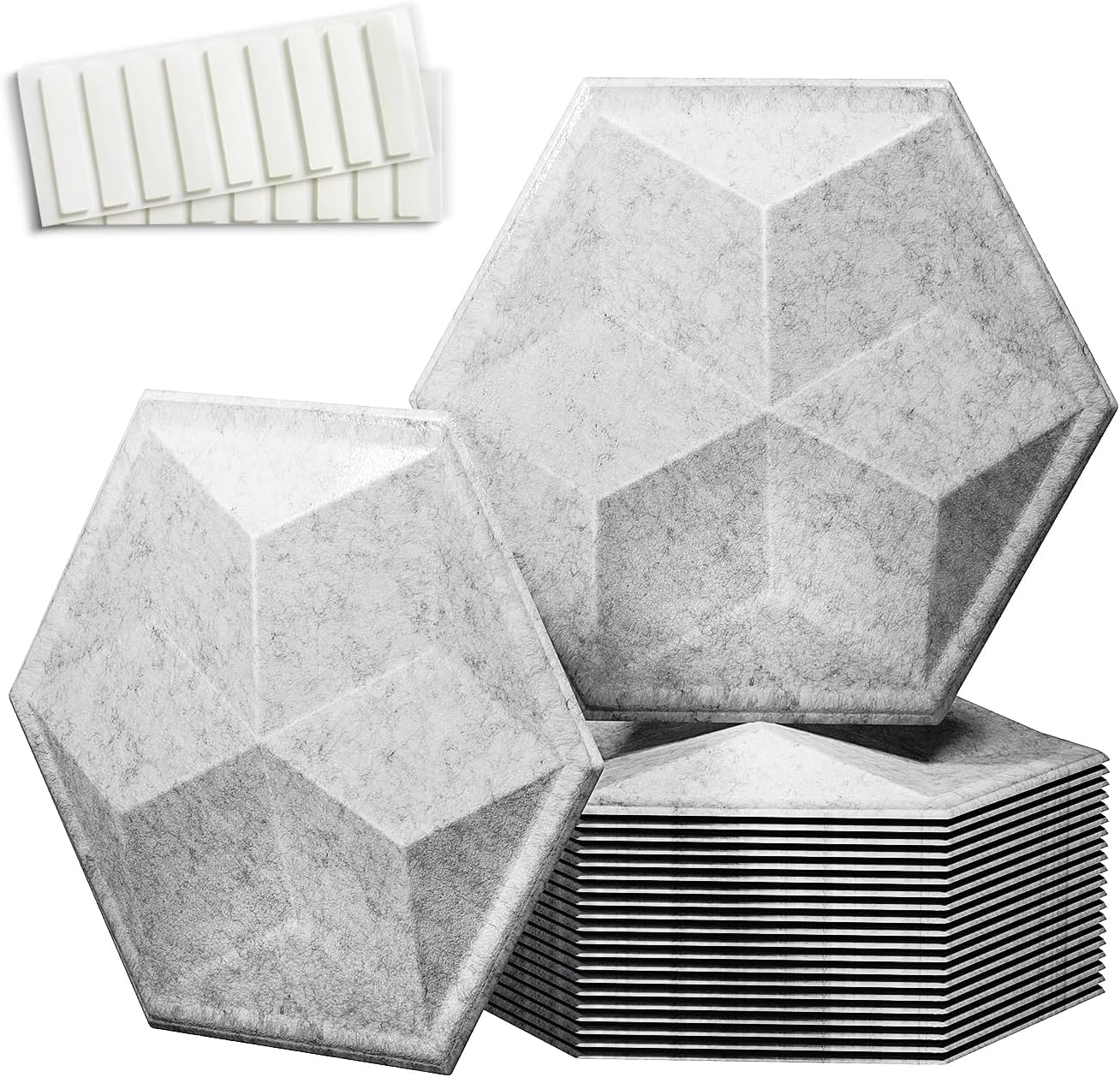 12 Pack Self-adhesive Sound Proof Foam Panels,14"X13"X 0.4" Soundproof Wall Panels,Sound Absorbing Panel High-Density Sound Dampening Wall Panels Acoustic Treatment Panel For Home Studio