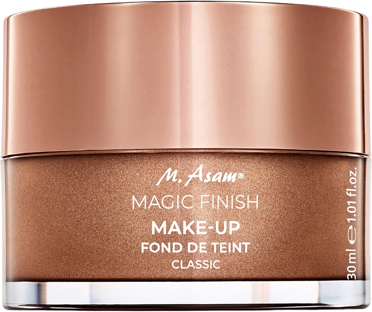 M. Asam Magic Finish Make-Up Mousse Classic (1.01 Fl Oz) – 4in1 Primer, Foundation, Concealer & Powder With Buildable Coverage, Hides Redness And Dark Spots, Vegan, For Light To Medium Skin Tones