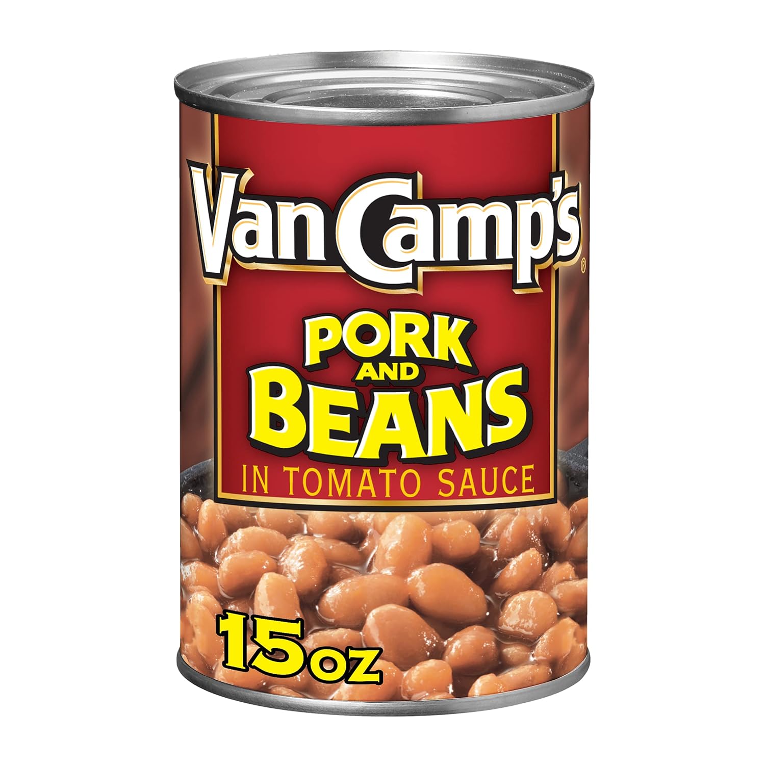 Van Camp's Pork and Beans, Canned Beans, 15 oz