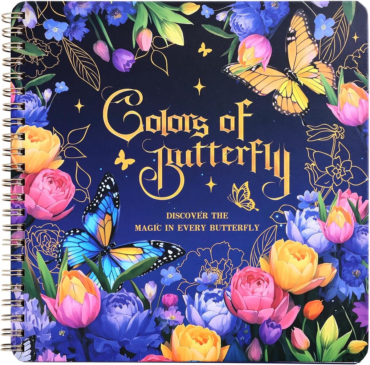 Women's Coloring Book 30 Pages Butterfly & Flower Pattern Coloring Books for Adults to Relax and Relieve Anxiety, Gift for Mother's Day, Birthdays, Christmas, Anniversaries