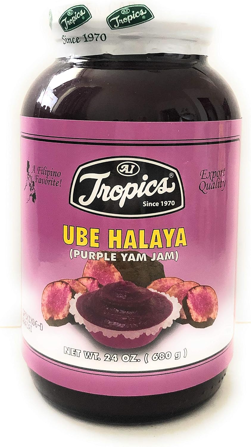 24oz Tropics Ube Halaya Purple Yam Jam (Pack of 1)