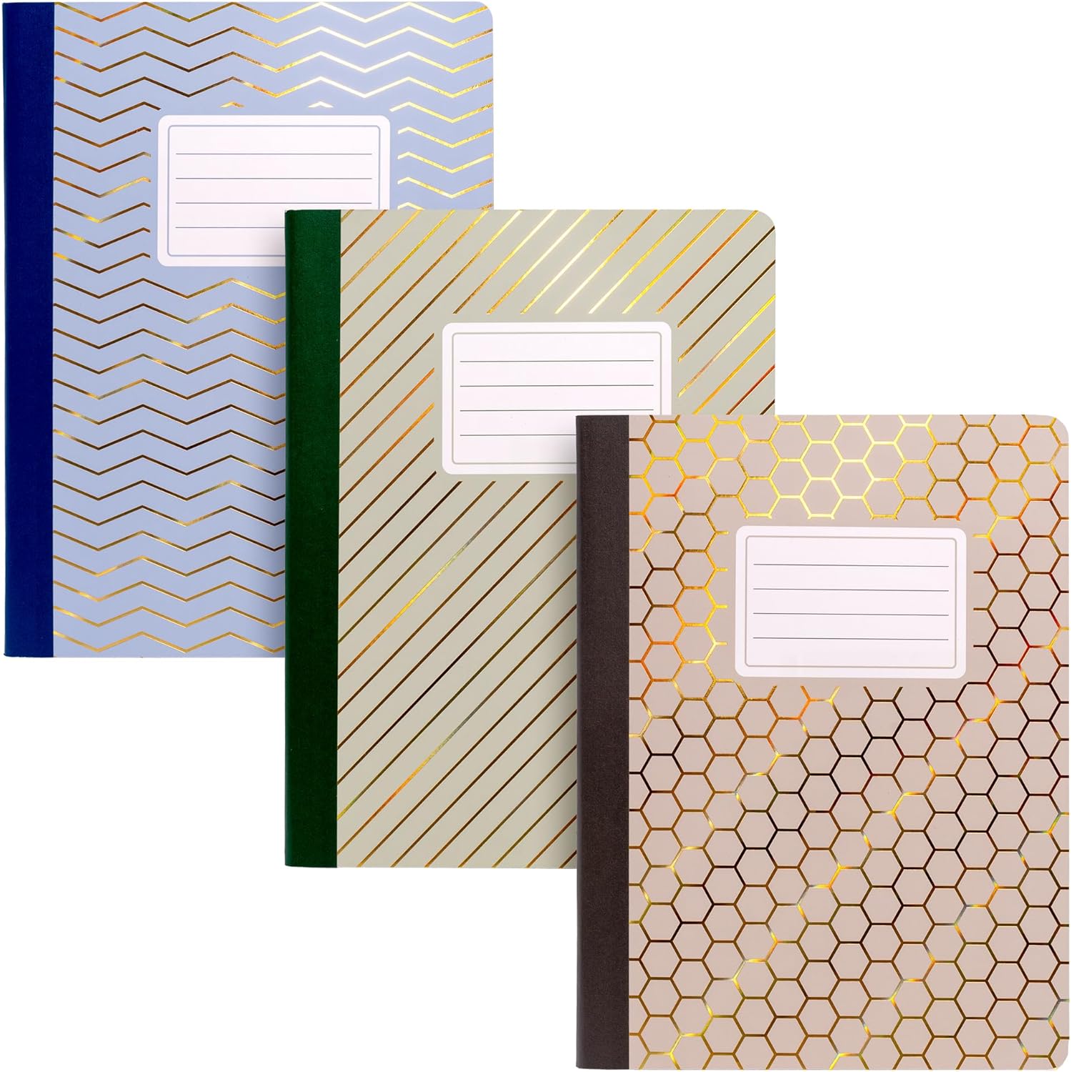 Pukka Pad Haze B5 Composition Books – Pack of 3 Notebooks with 140 Pages, 70 Sheets of College Ruled 80GSM Paper with Margin for School Notes, Office Organisation, or Home Memos – 9.75 x 7.5in
