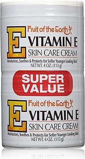 Fruit of the Earth Vitamin-E Cream 4 oz. + 4 oz. Jar (Case of 6)