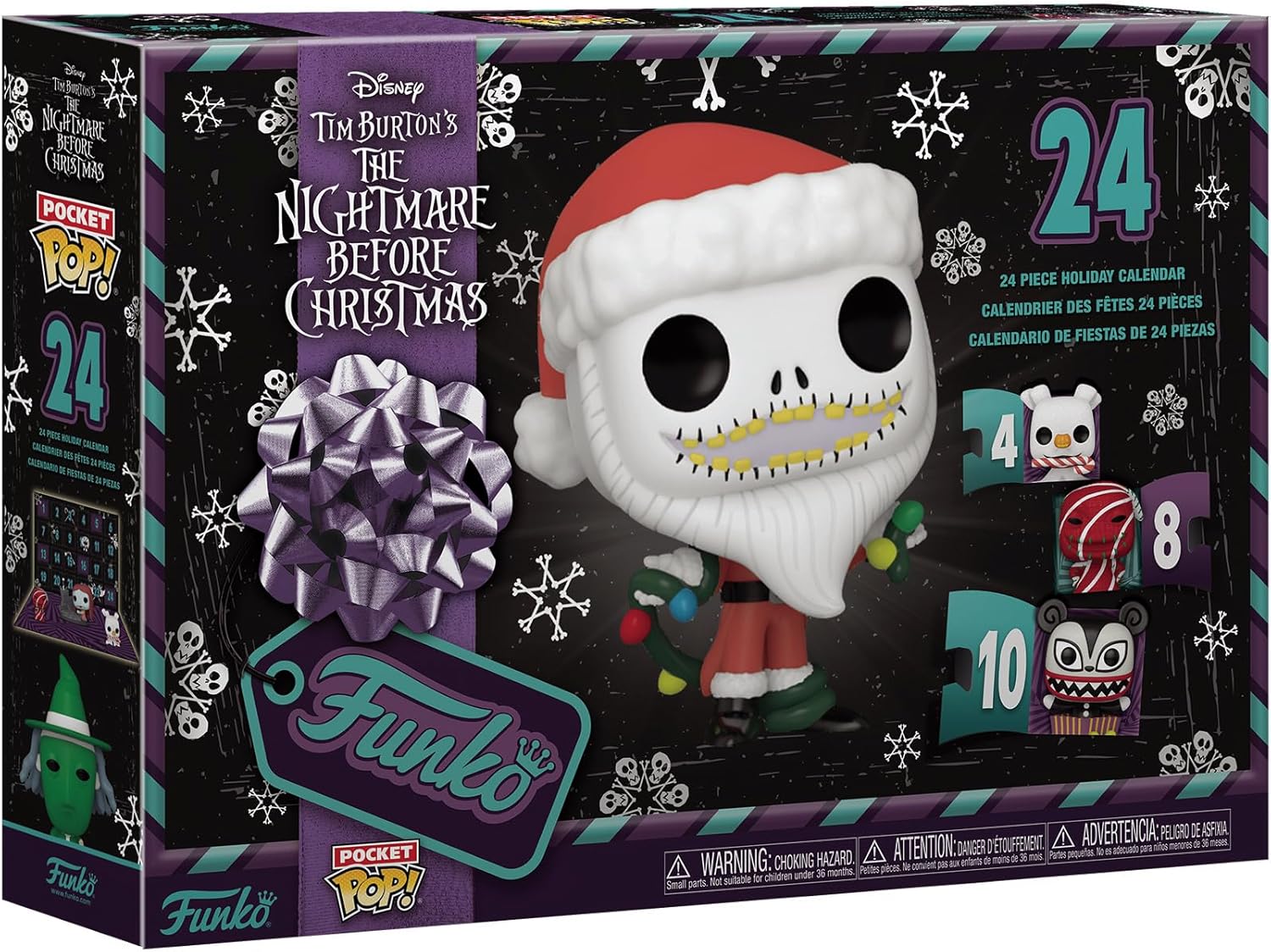 Funko Pocket Pop! Countdown Calendar: the Nightmare Before Christmas - TNBC - Advent Calendar - 13 Days Of Surprises - Collectable Vinyl Mini Figures - Mystery Box - Gift Idea - Holiday Xmas Present