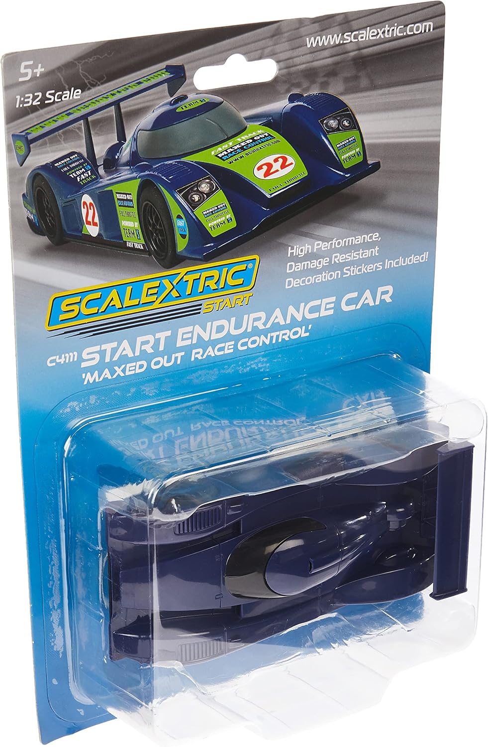 Scalextric Cars - C4111 Start Endurance Car Maxed Out Race Control - Toy Slot Car for use with Scalextric Race Tracks or Set - Small Kids Gift Ideas for Boy/Girl Ages 5+, Scalextric Accessories