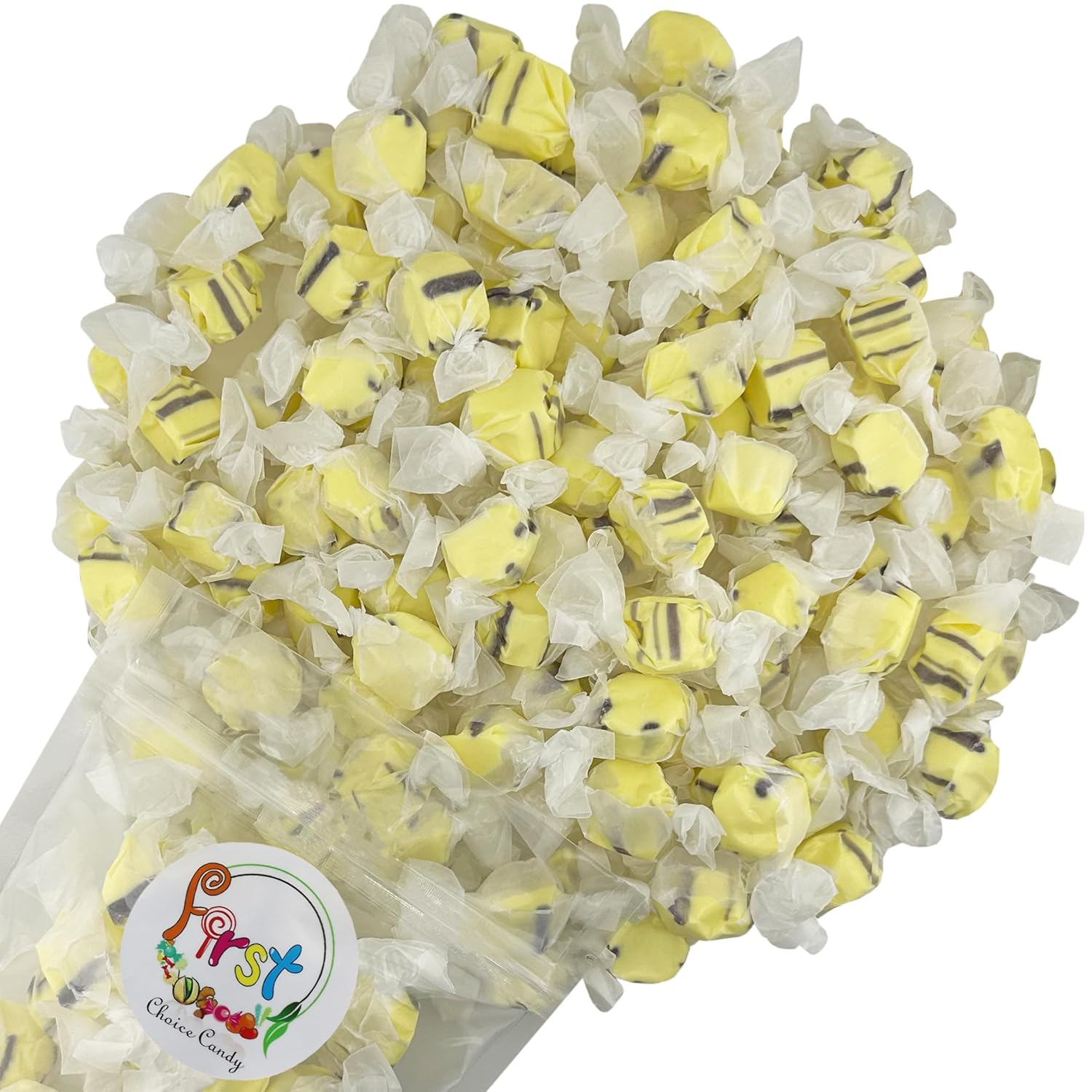 All Flavor Gourmet Saltwater Taffy (Banana, 1 Pound)