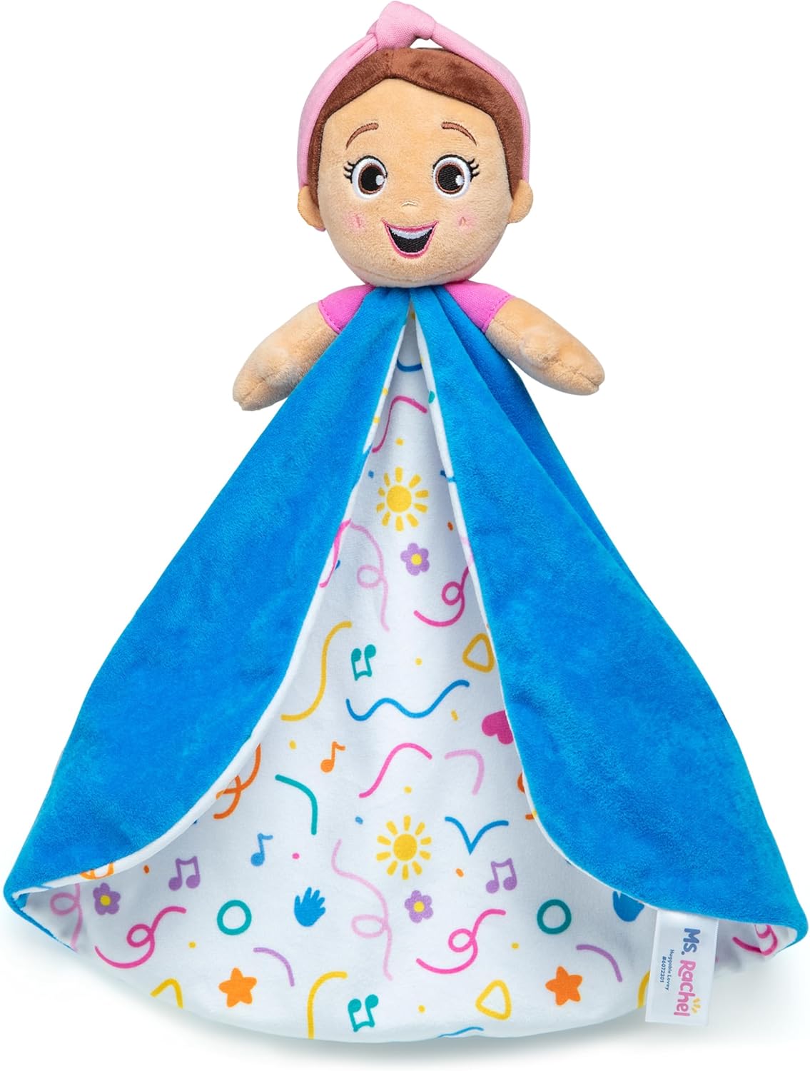 Ms. Rachel Official Huggable Lovey, Double Sided, Machine Washable Security Blankets for Babies Ages 0-1+