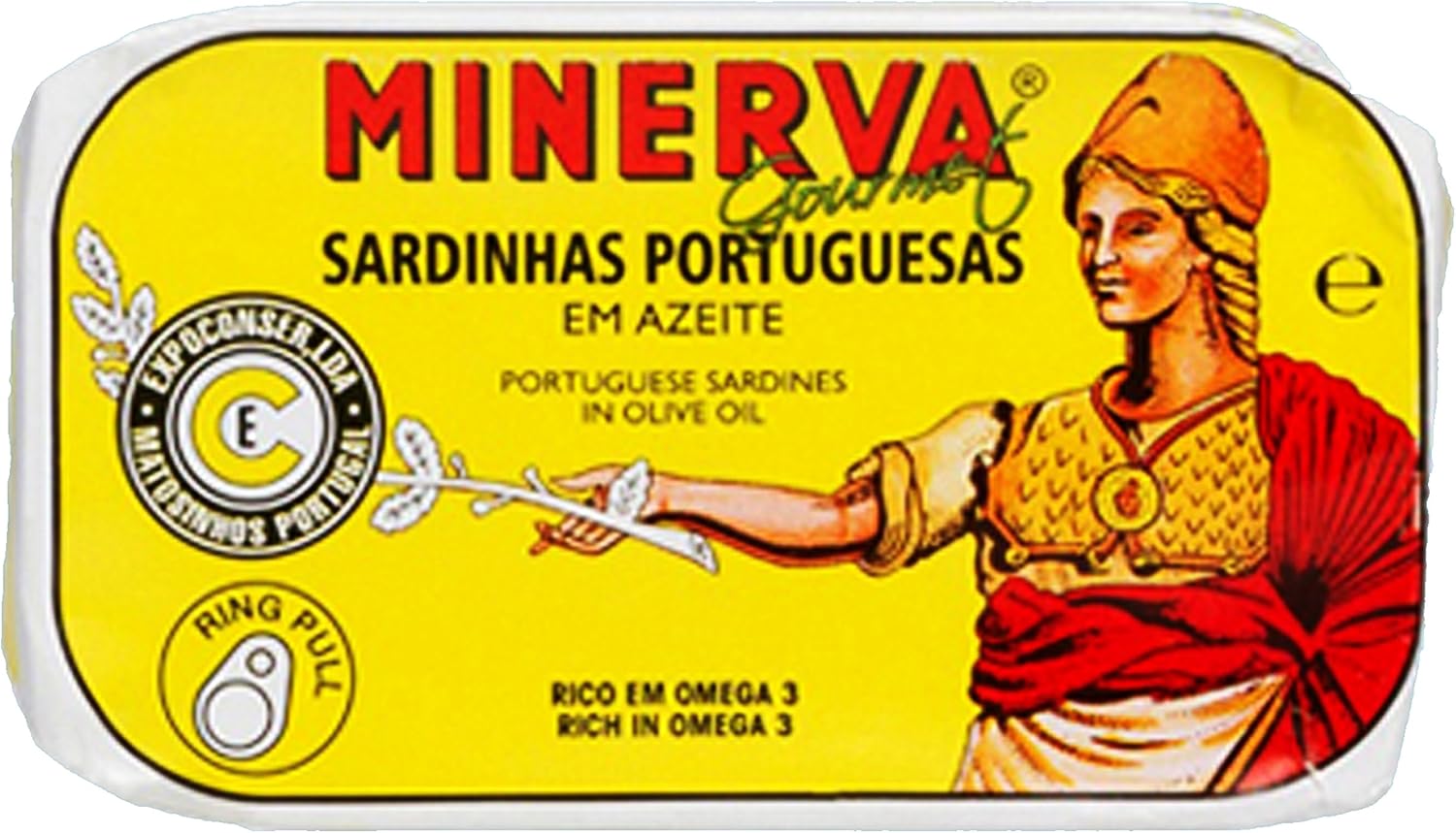 Portugal Sardines in Olive Oil 3 cans x 120 g, Minerva / Portugal
