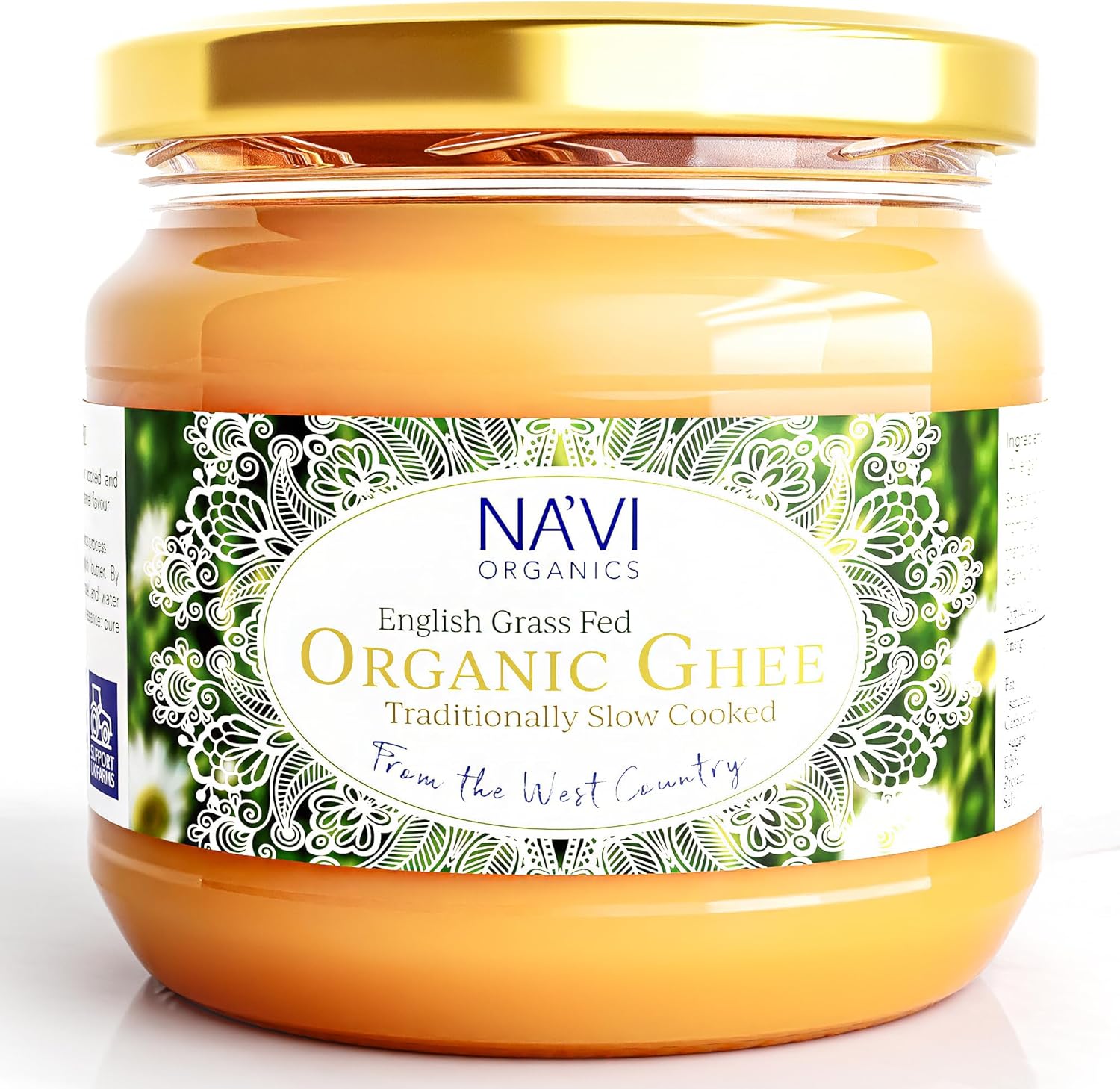 Organic Certified - Grass Fed - English Ghee (350 ml)