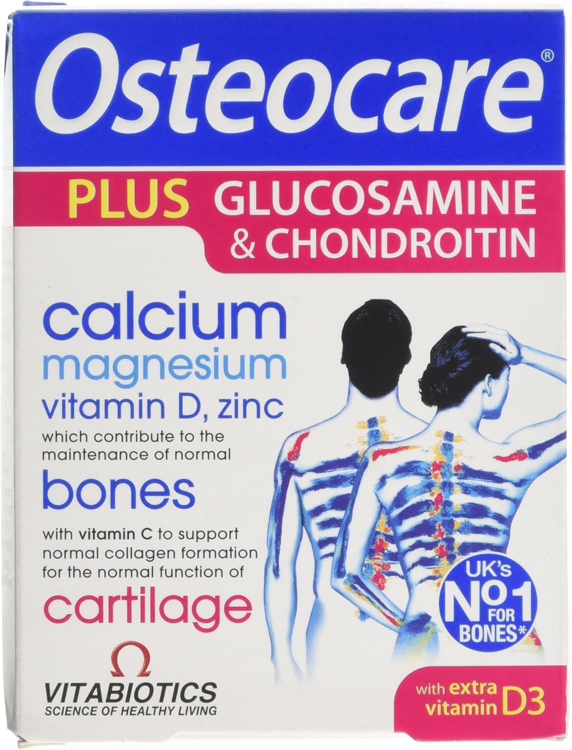 Vitabiotics Osteocare Tablets Plus Glucosamine and Chondroitin