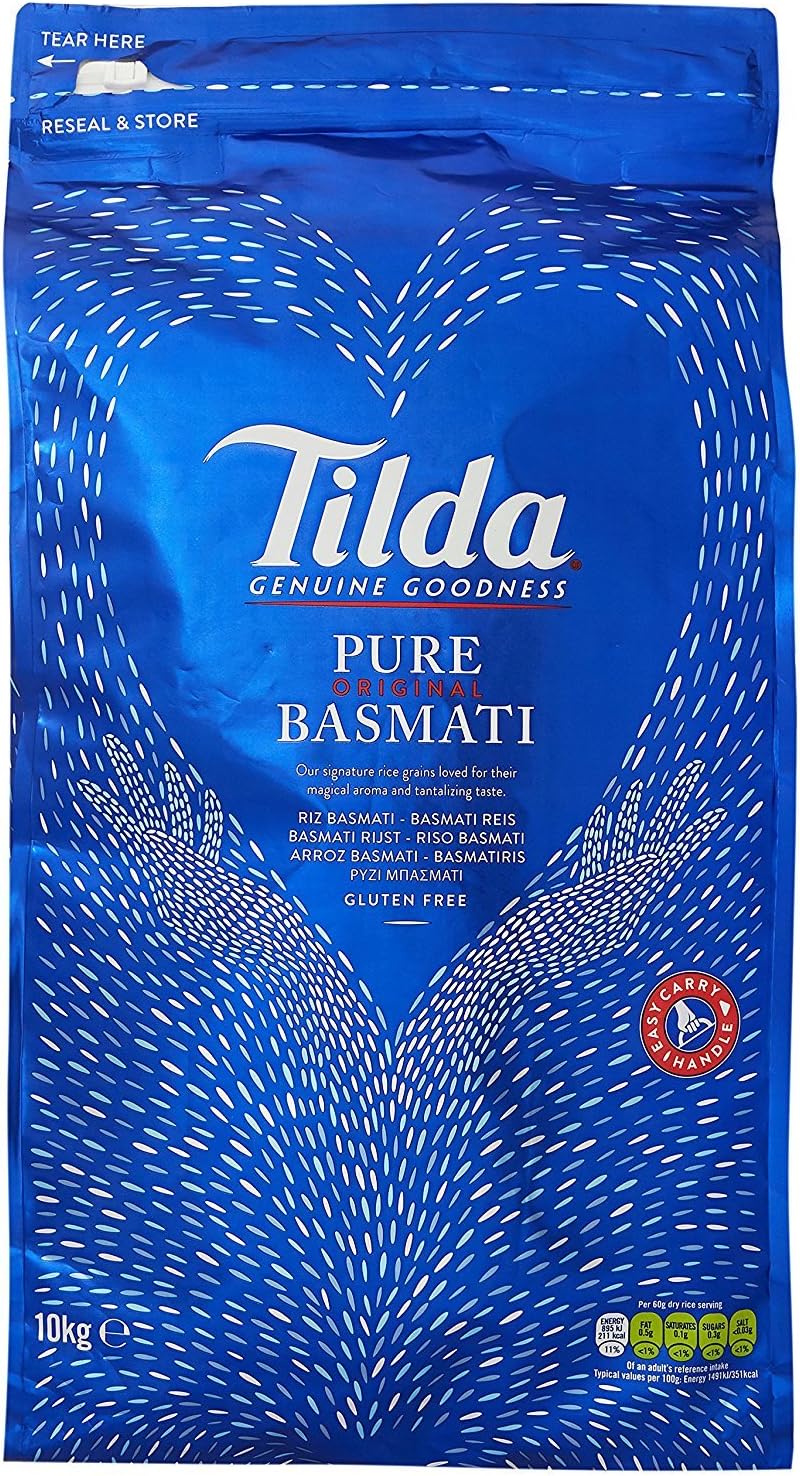 Tilda Pure Basmati Rice 10 kg