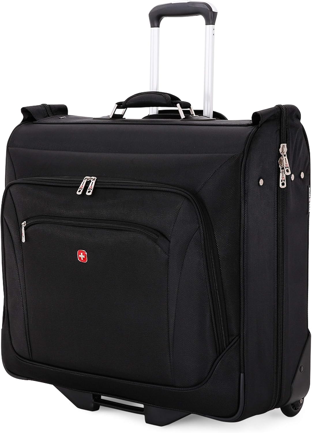 SwissGear 7895 Premium Rolling Garment Bag, Black, 24-Inch