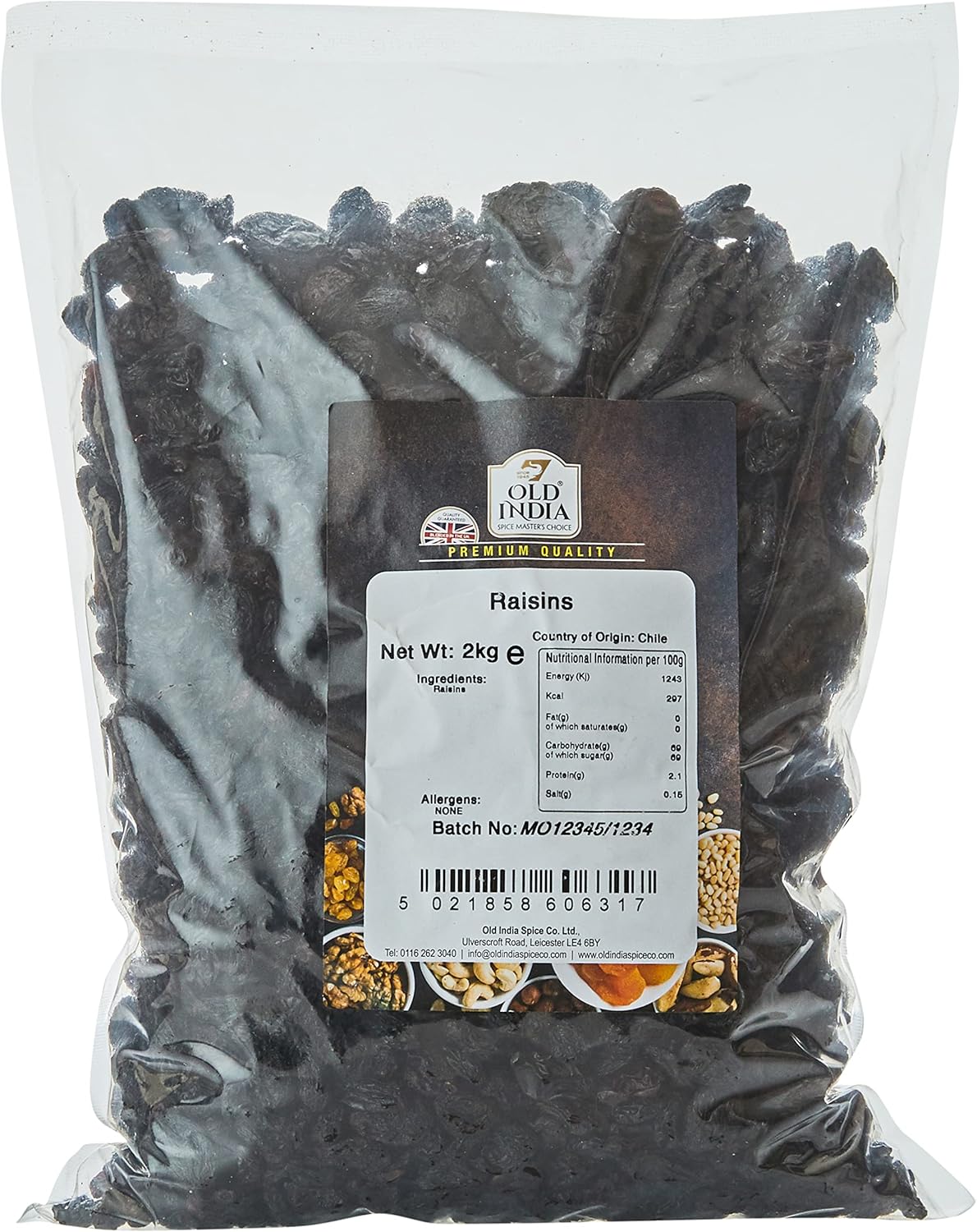 Old India Raisins 2kg