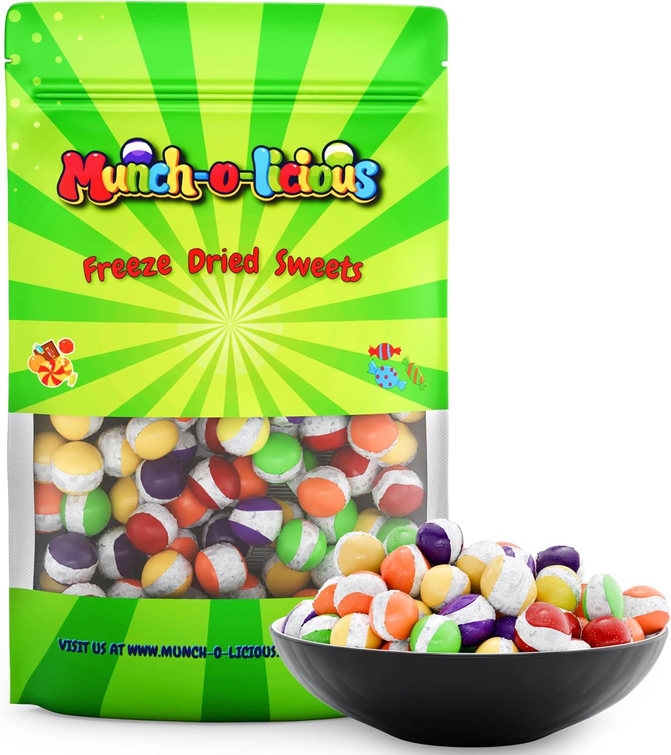Munch-o-licious Freeze Dried Candy 150g | Vegan Halal | Freeze Dried Candy | Halal | American Sweets |TikTok| Gift| Christmas|