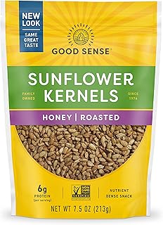 Good Sense | Sunflower Nuts | Honey Roasted Sunflower Seeds (Shelled) - 90 Ounces (90 OZ) | 12 - 7.5 Ounce (7.5 OZ) Bags