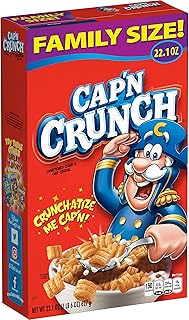 Cap'n Crunch Cereal, Original, 22.1oz Box