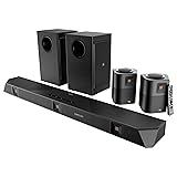 Nakamichi Dragon 11.4.6 Home Surround Sound System with Dolby Atmos and DTS:X Pro. Soundbar Meets AV Receiver