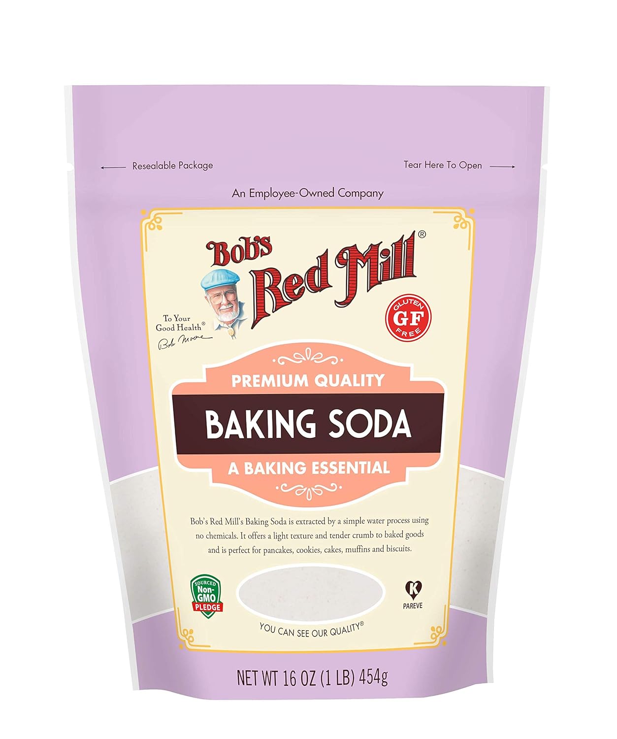 Bob's Red Mill Pure Baking Soda -- 16 oz (Pack of 2)