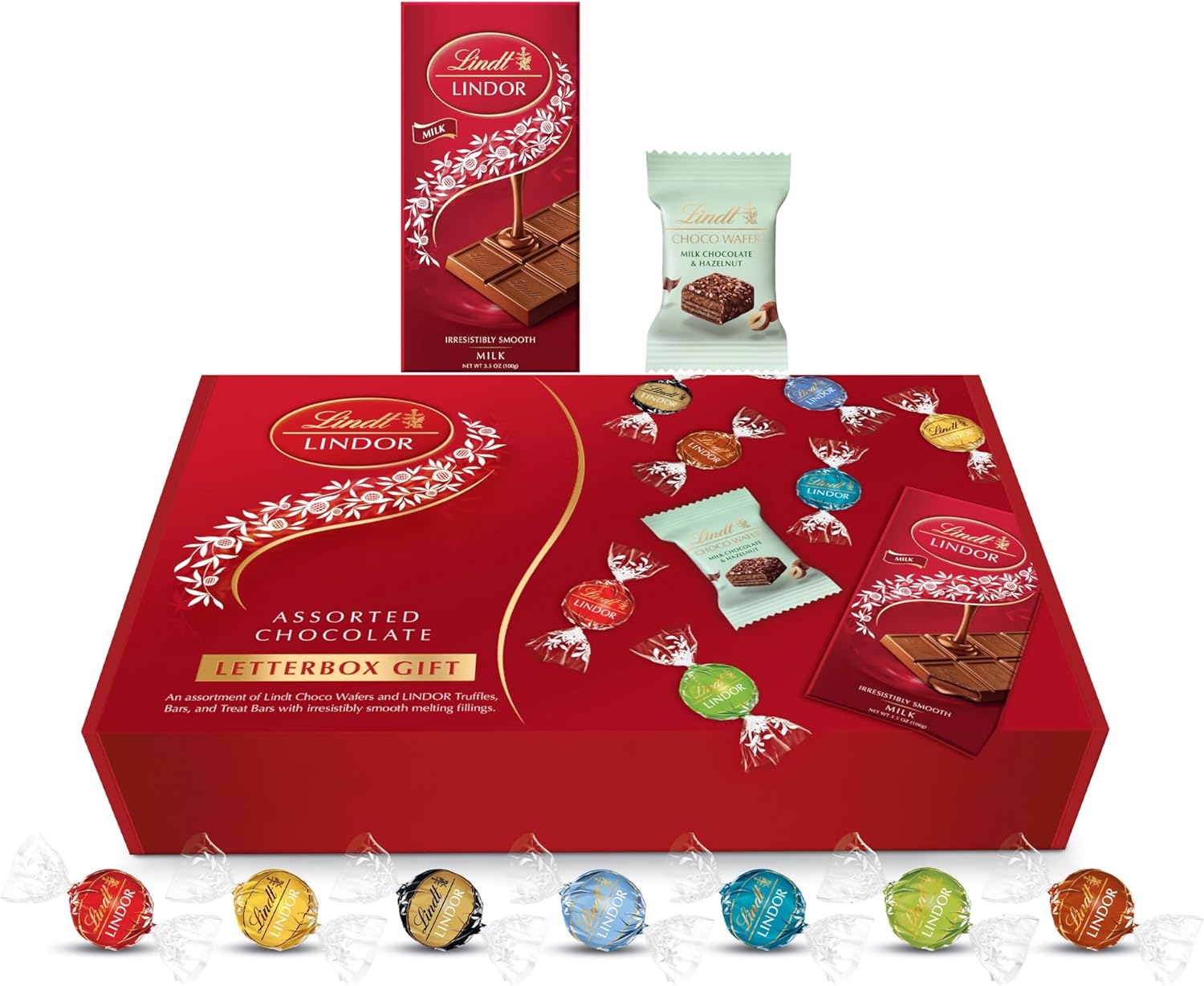 Father's Day Chocolate Gift Box - 360g (19-piece Set) - Chocolate Truffles Box - Chocolates Tablets and Wafer - Assorted Flavours - Letterbox Size
