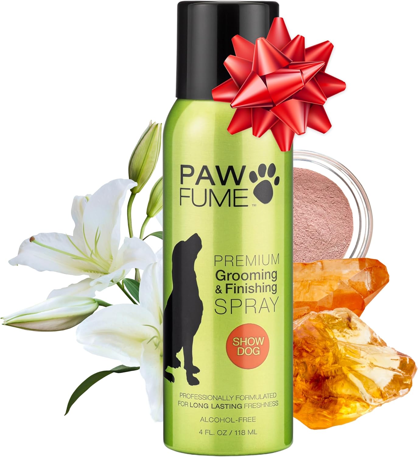 Paw Fume Dog Perfume Spray Long Lasting Scent for Grooming, Show Dog, 1-Pack – Keep Your Pup Fresh All Day – Hypoallergenic, Alcohol-Free, Detangling Formula – Moisturizing Pet Cologne Spray for Dogs