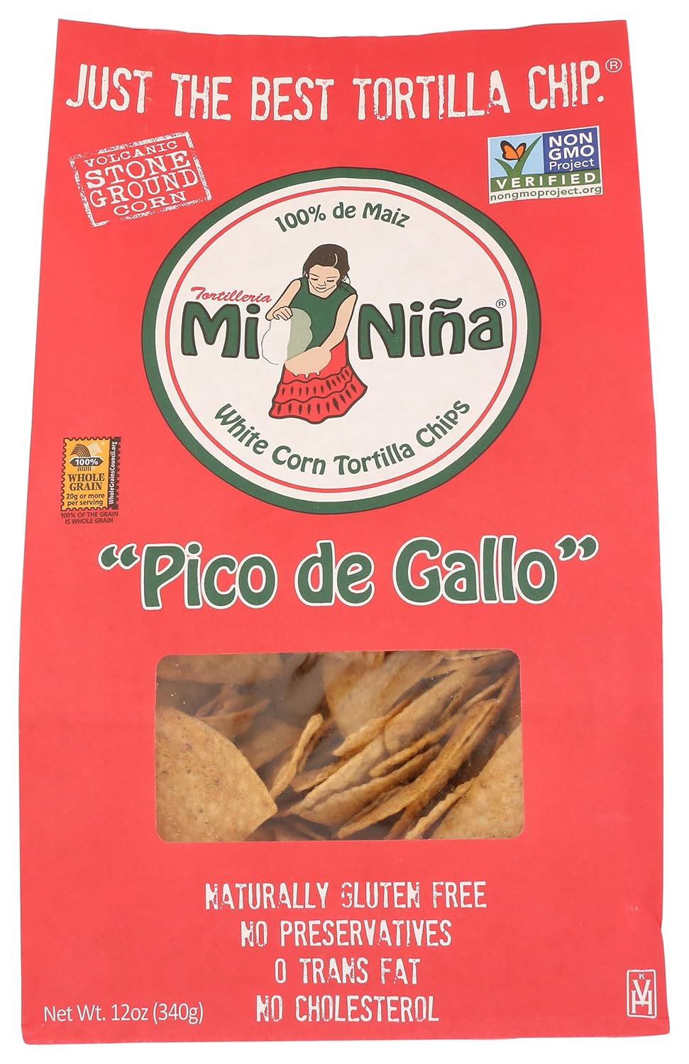 Mi Nina Chips Tortilla Pico De Ga 12 OZ