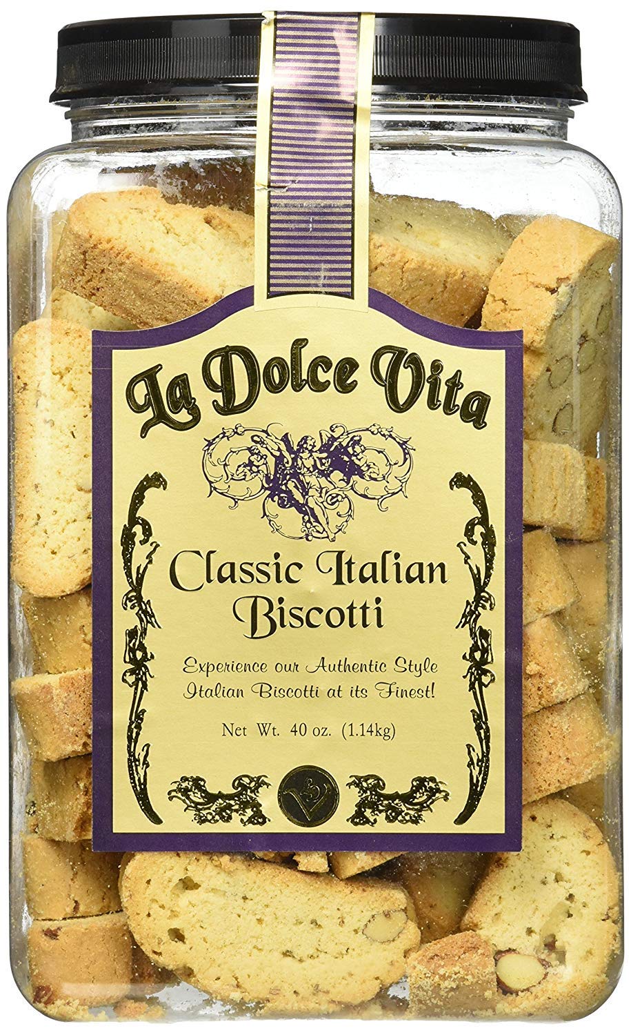 La Dolce Vita Classic Italian Biscotti Almond, 40 Ounce