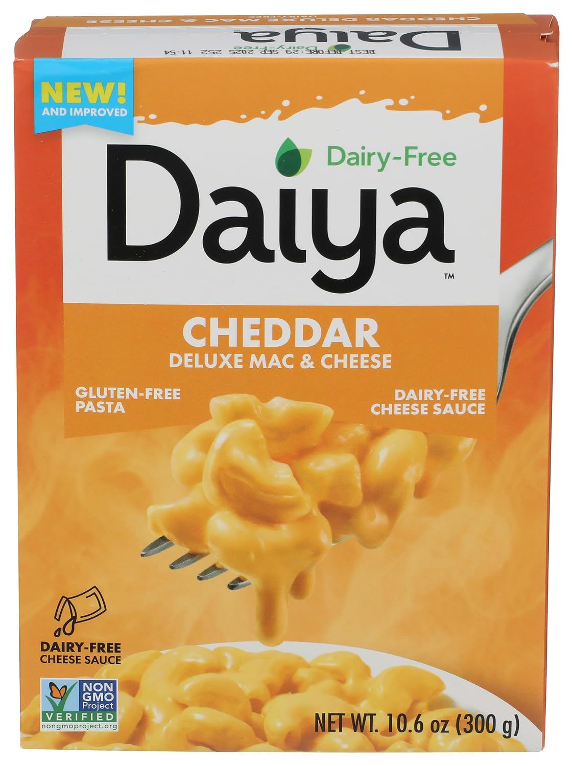 Daiya, Dairy Free Gluten Free Cheddar Style Vegan Mac and Cheese, 10.6 Ounce