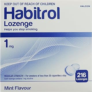 Habitrol Nicotine Lozenge Mint Flavor 216 Lozenges (1mg)