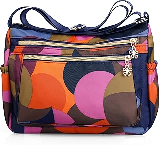 NOTAG Nylon Purses Lightweight Shoulder Bags Multipockets Crossbody Handbags with Adjustable Shoulder Strap
