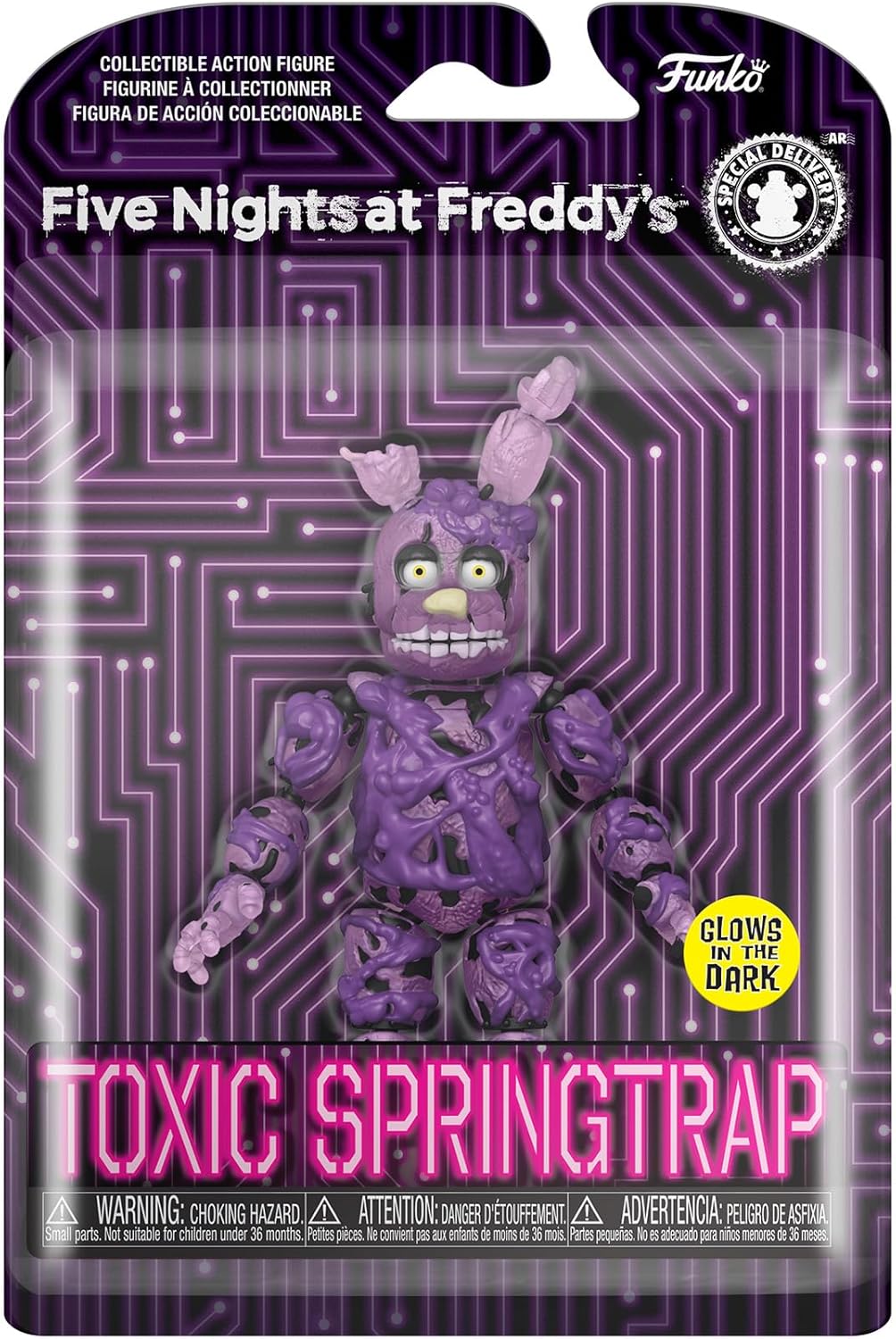 Funko Action Figure: Five Nights At Freddy's (FNAF) - Toxic Springtrap - Glow In the Dark - Collectable Toy - Gift Idea - Official Merchandise