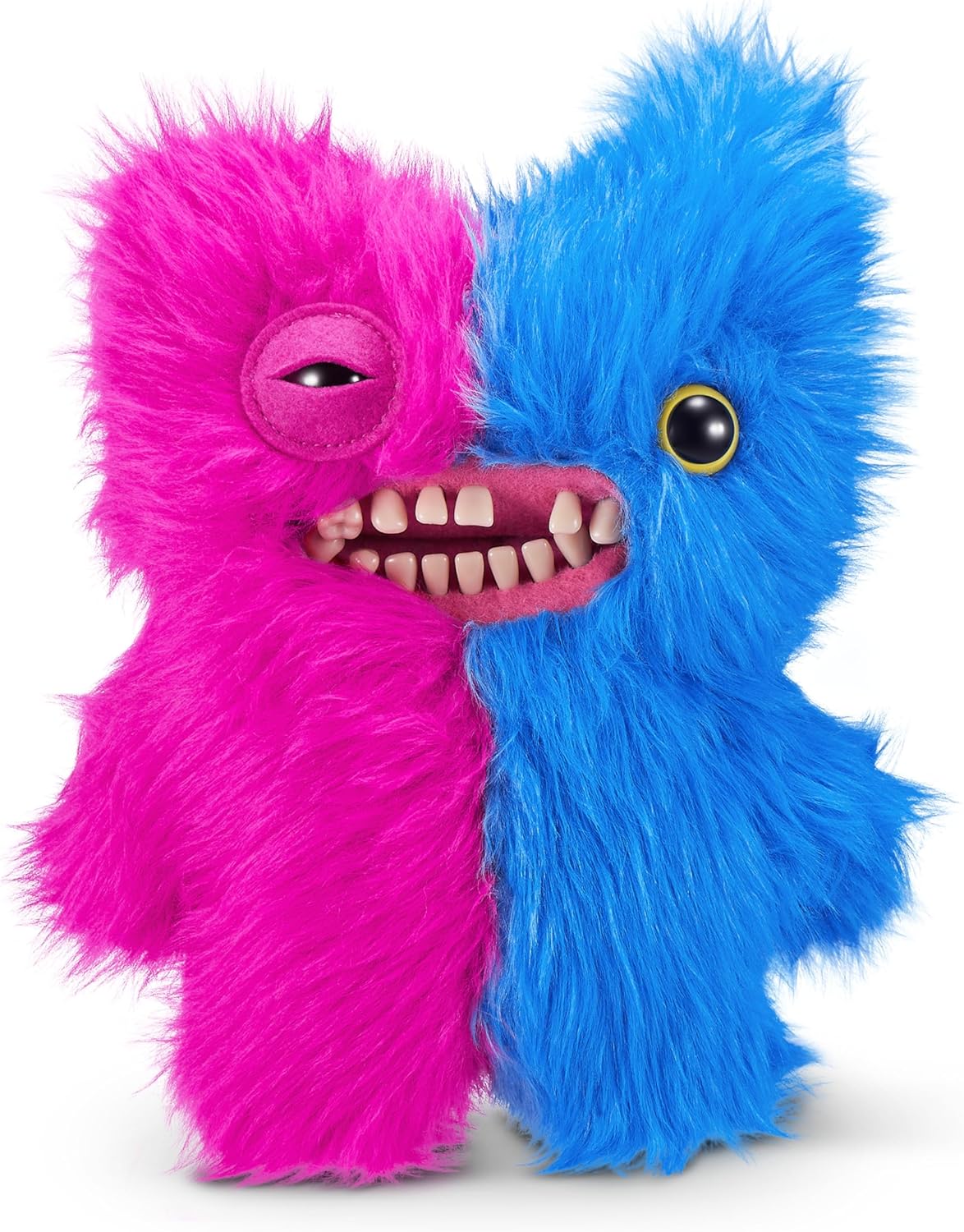 Fuggler Misfit Monsters 9-inch by ZURU, Funny Ugly Monster Plush Toy, Soft Doll Plushies for Kids and Adults (Squidge & Gaptooth Mcgoo)