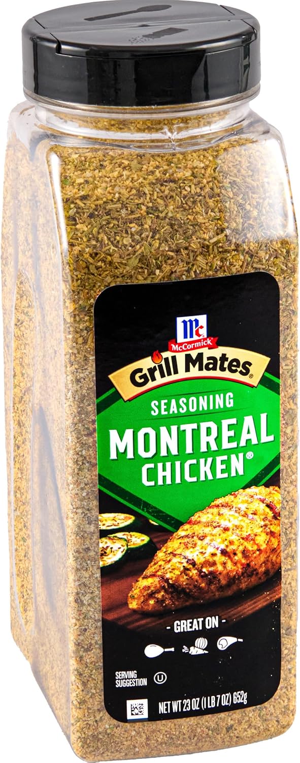 McCormick Grill Mates Seasoning, Montreal Chicken, 652 grams Container