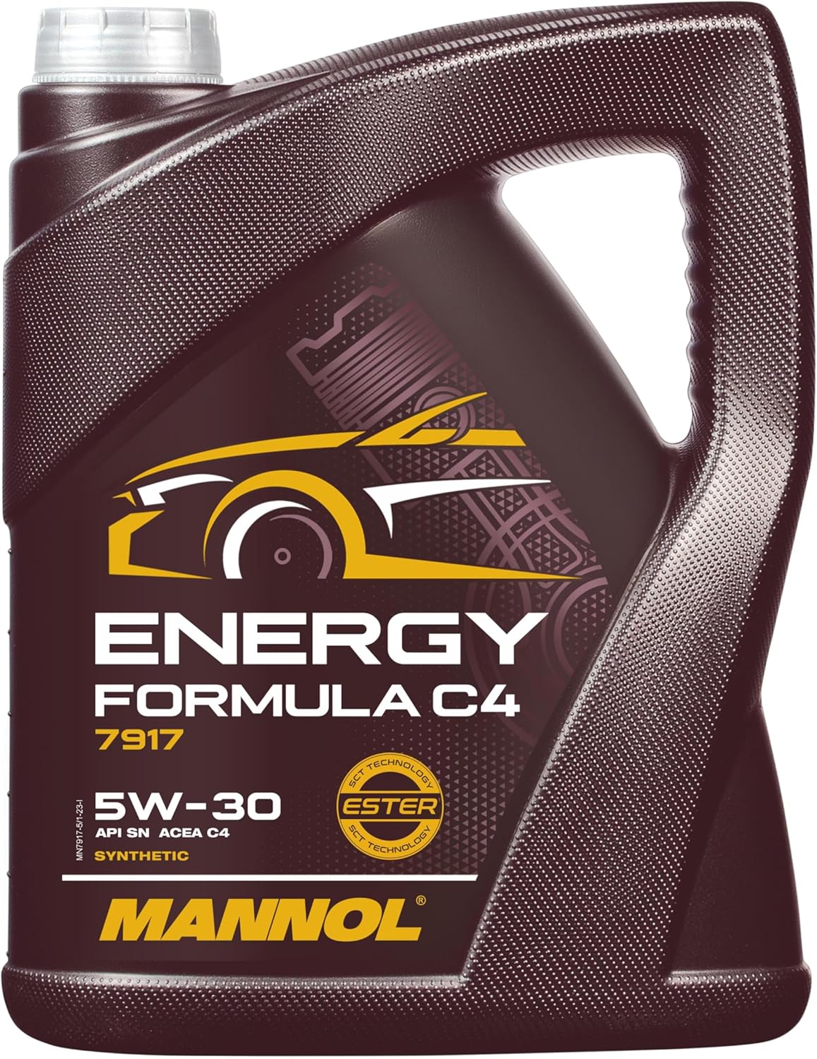 Mannol 5 Litre Energy Formula C4 5W-30 Engine Oil 7917 API SN ACEA C4 Universal Synthetic Ester Technology