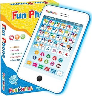 Kid Tablet - Kindergarten Learning Activities, ABC Learning for Toddlers, Learning & Education Toy for 3 Year Olds+, Learning Letters & Alphabet, Kids Phone Toy for Speech Therapy & Letter Sounds