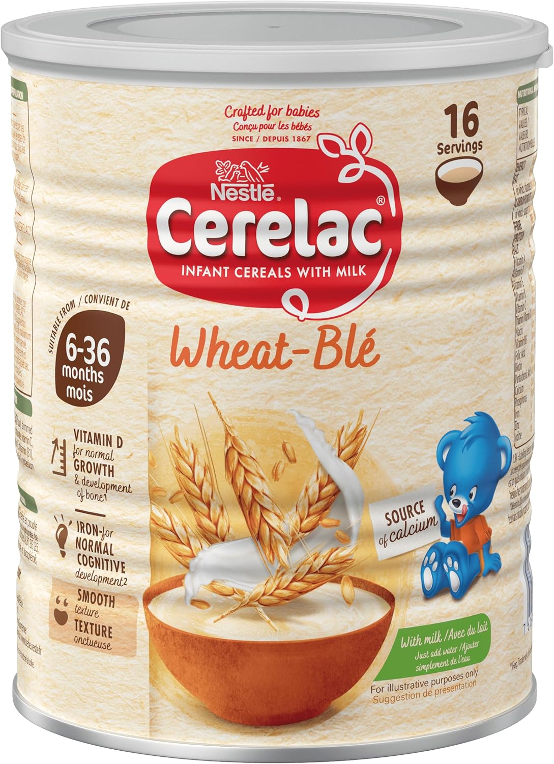 Cerelac Wheat Infant Cereal with Milk 400 g | from 6 months+ | Baby Cereal