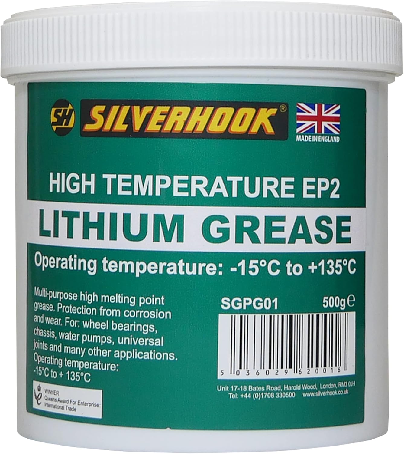 SILVERHOOK Lithium Grease Tub 500g