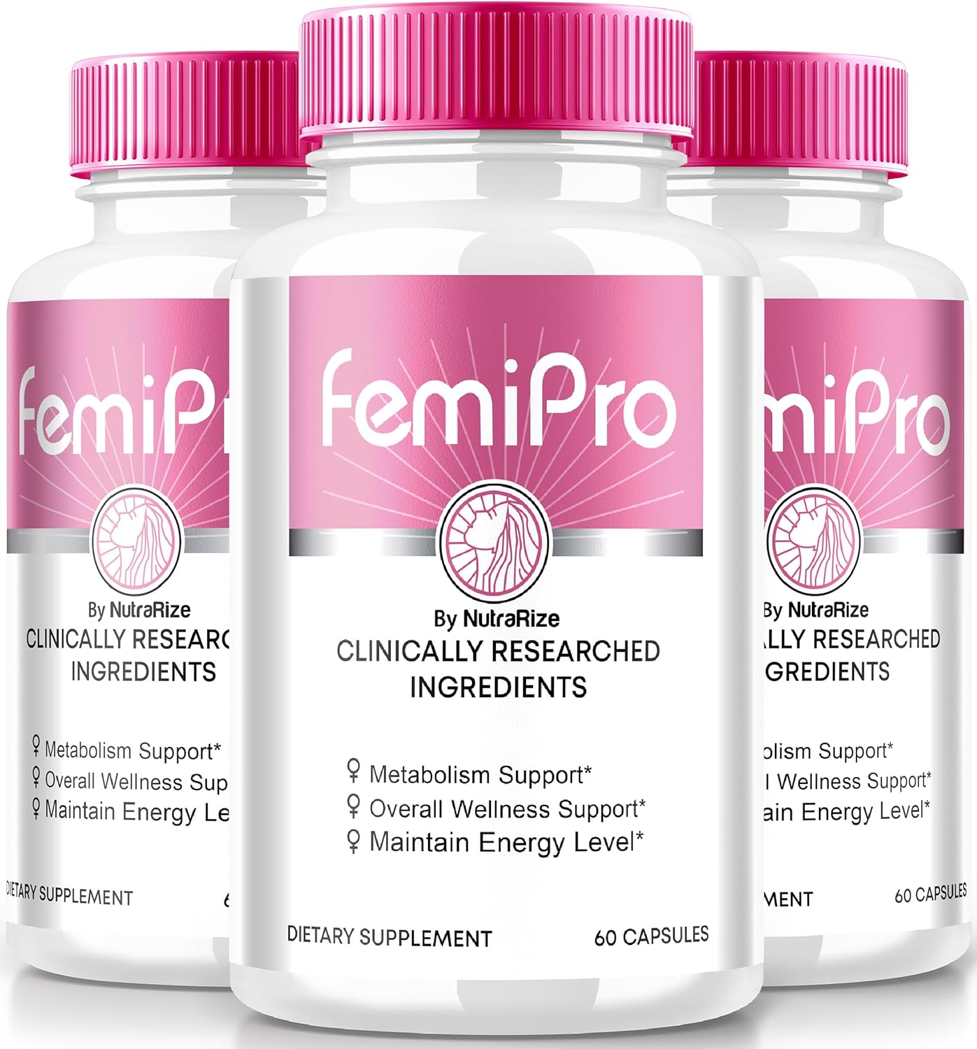 (3 Pack) FemiPro Capsules, Premium Formula for Urinary Heath Support, All-Natural Supplement for Control and Overall Health, Femi Pro Reviews (180 Capsules)
