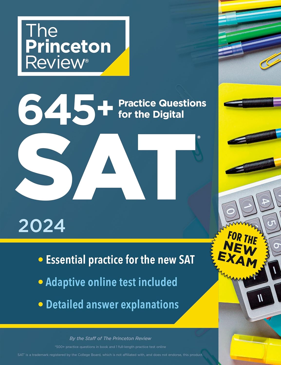 645+ Practice Questions for the Digital SAT, 2024: Book + Online Practice (2024) (College Test Preparation)