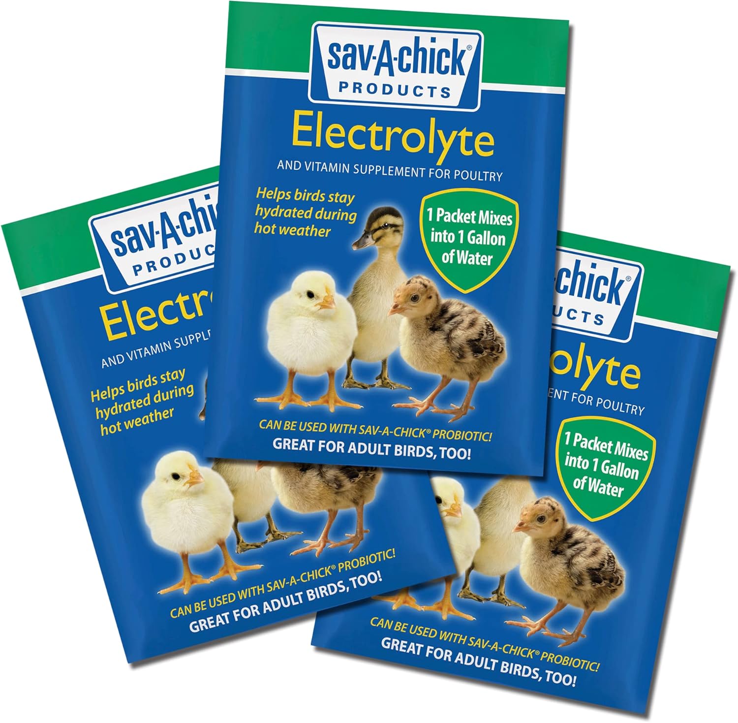 Sav-A-Chick Electrolyte & Vitamin Supplement (3-0.2 oz Packets)