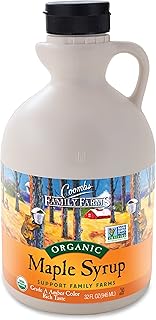 Coombs Family Farms Maple Syrup, Organic Grade A, Amber Color, Rich Taste, 32 Fl Oz