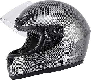 TCMT Adult Carbon Fiber Full Face Street Dirt Bike Adult Helmet ATV Motocross Motorcycle Helmet DOT with Open Face Sun Shield