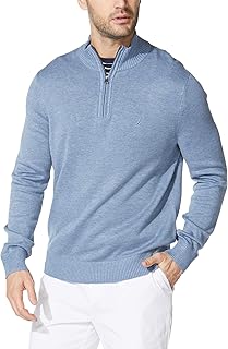 Nautica Men's Quarter-Zip Sweater