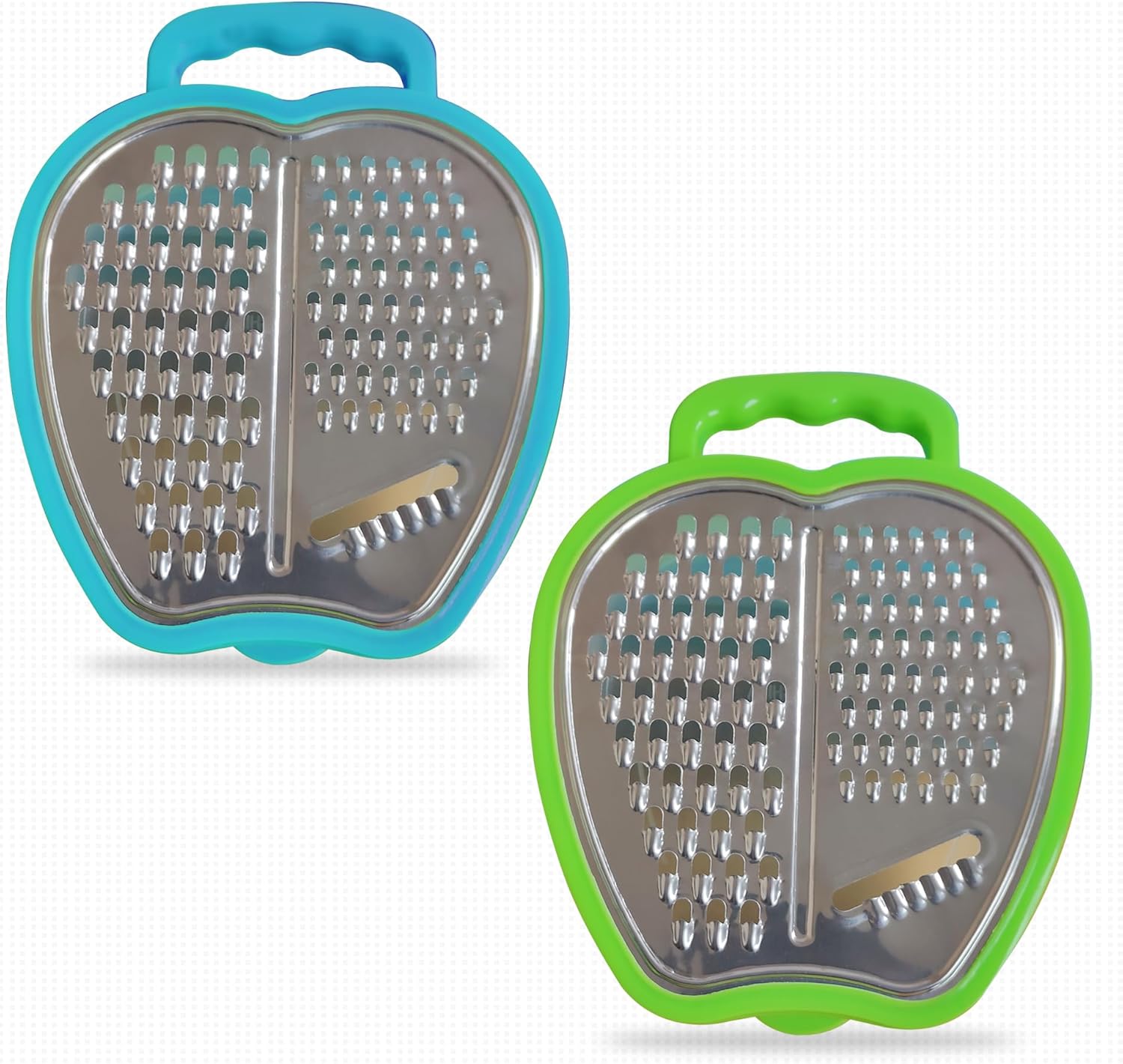 Vegetable Grater with Container - Multifunctional Stainless Steel Kitchen Slicer, Shredder, and Grater Set for Fruits and Vegetables