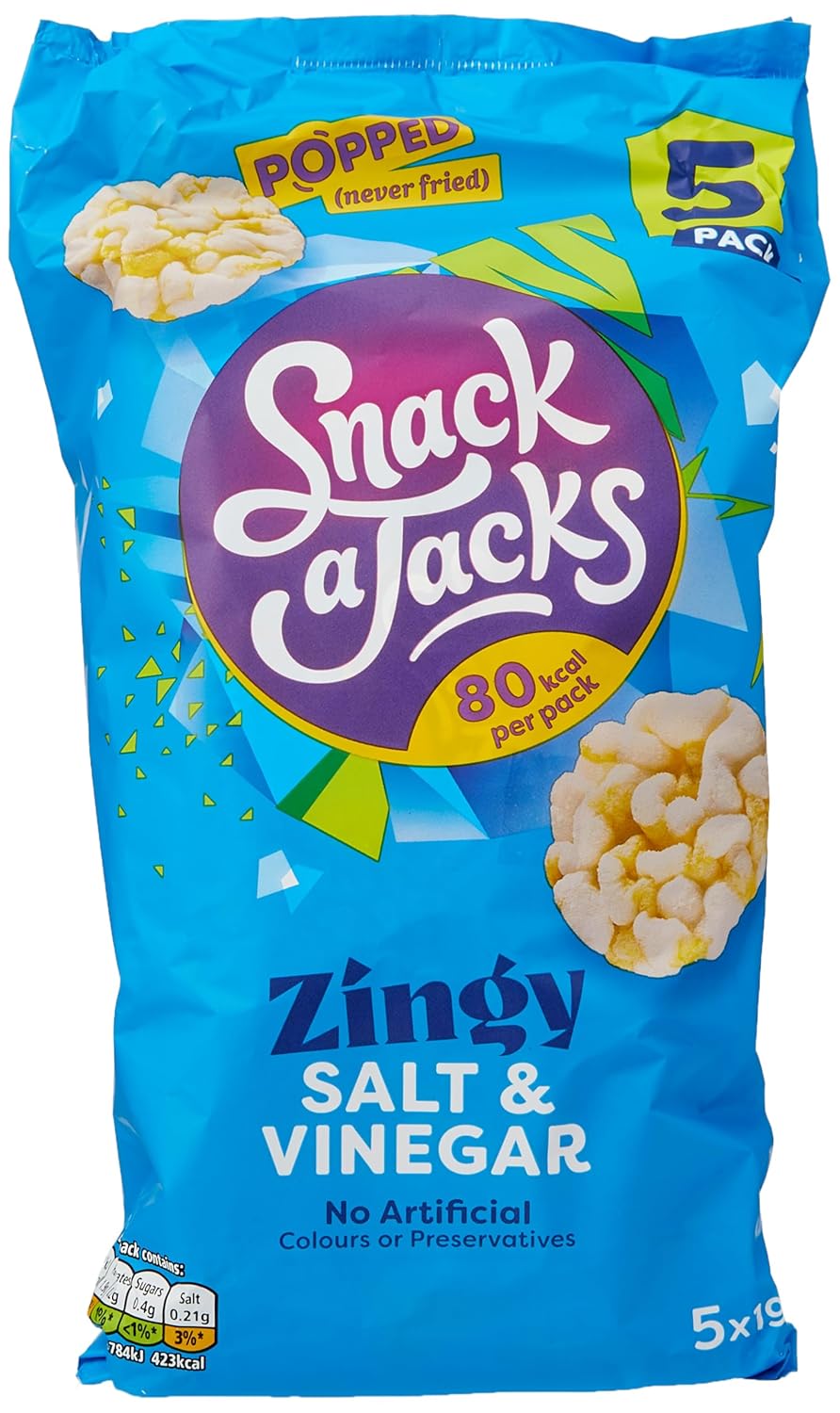 Snack A Jacks Salt&Vinegar 5 x 19g