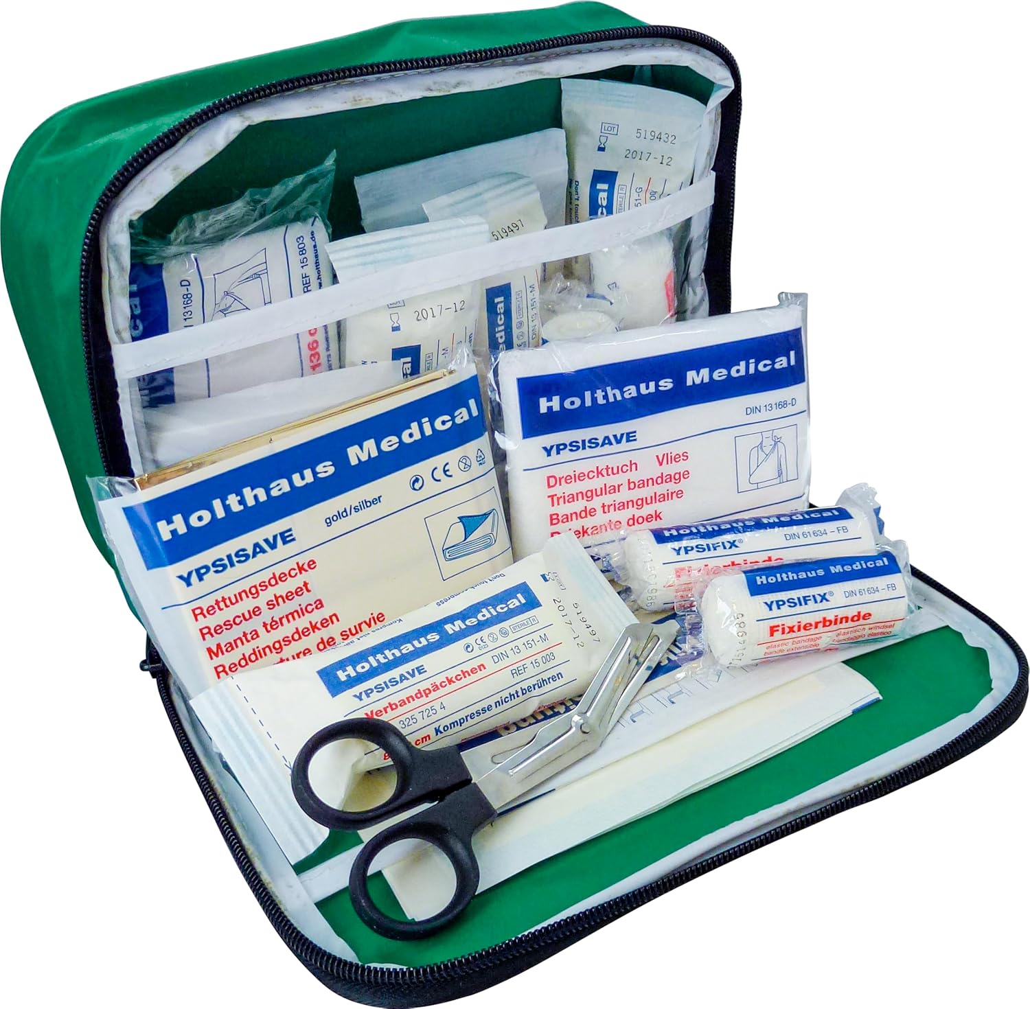 Safety First Aid Group Din 13164 European Motoring First Aid Kit